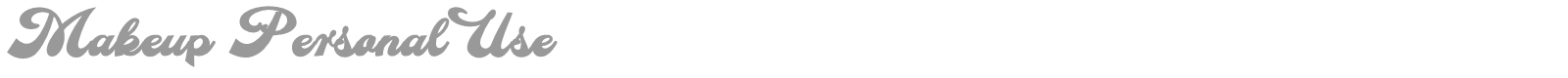 Makeup font preview